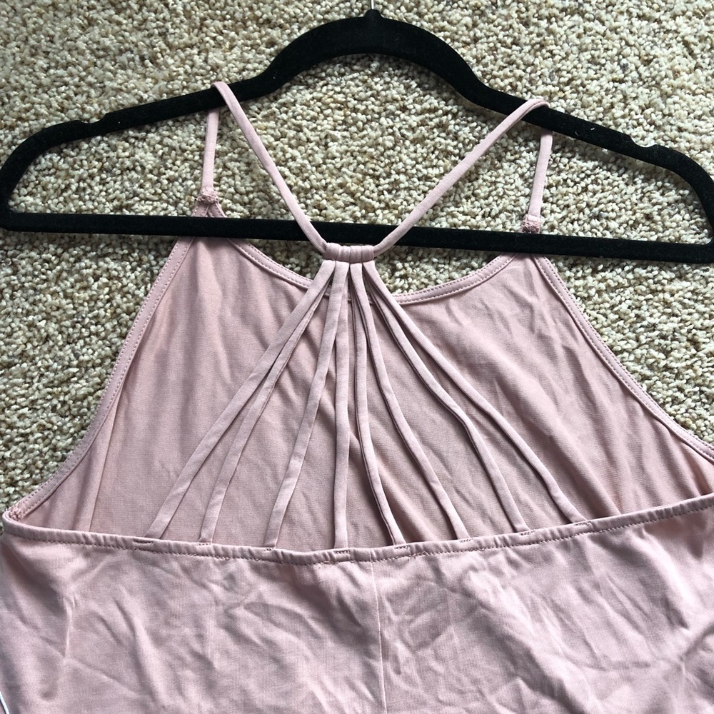 NEW Strappy Back Pink Tank Top